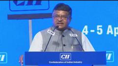Ravi Shankar Prasad, Minister of Communications and Information Technology speaks on Digital India at the CII Annual Session 2016